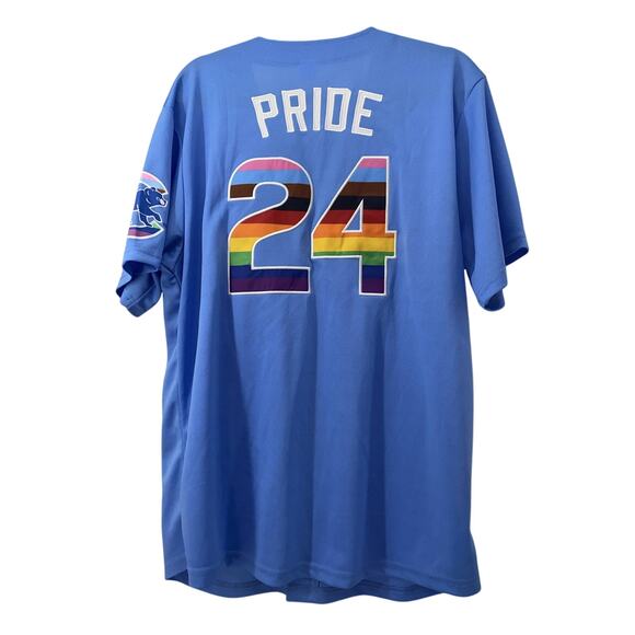 Chicago Cubs Pride Night Button Down Jersey Men’s XL - Picture 3 of 7